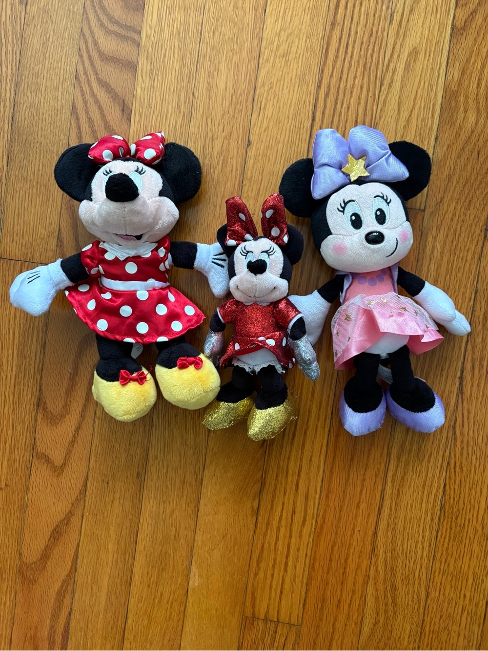 Disney Minnie Mouse Plush Trio